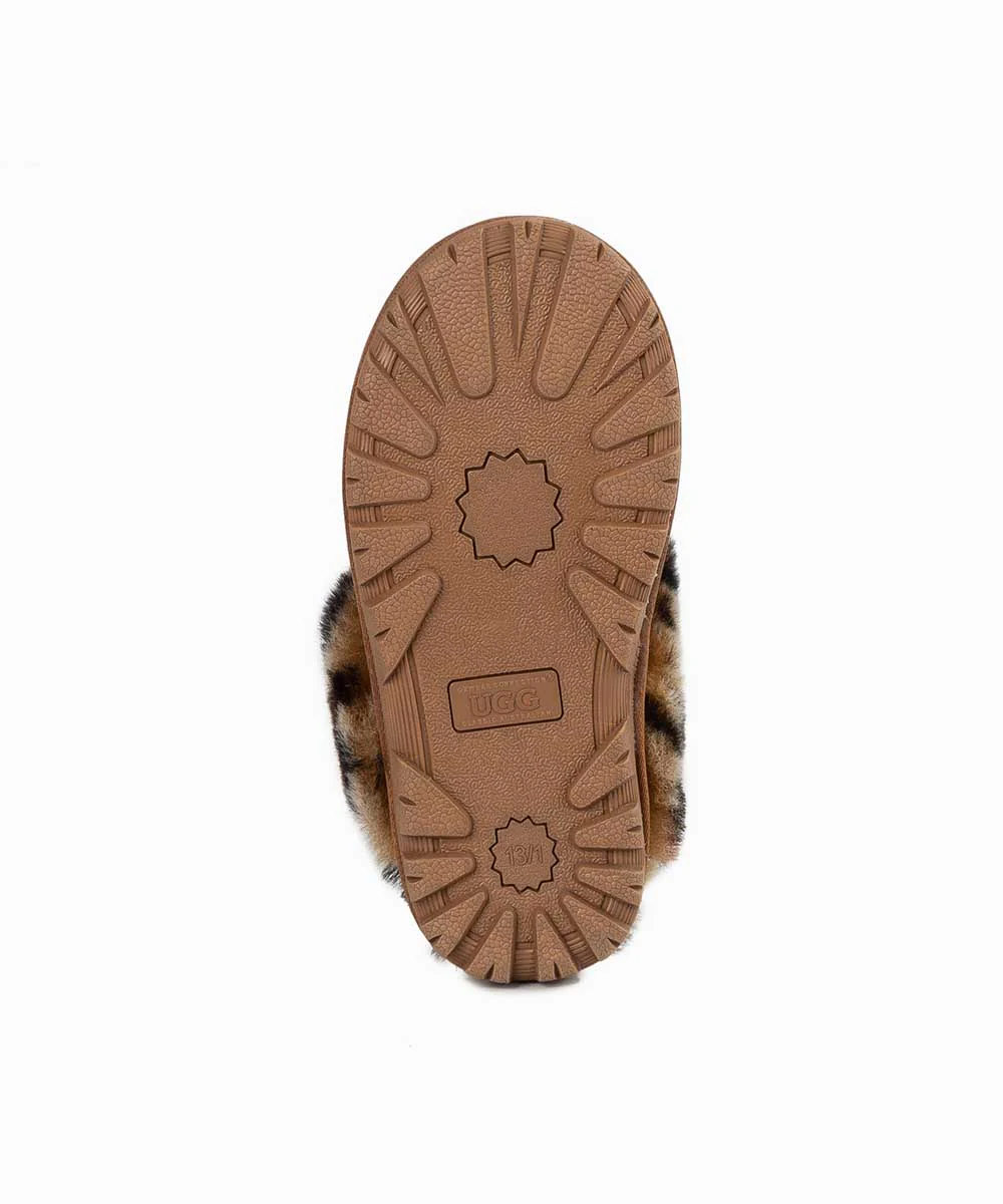 Kid's UGG Leopard Scuff