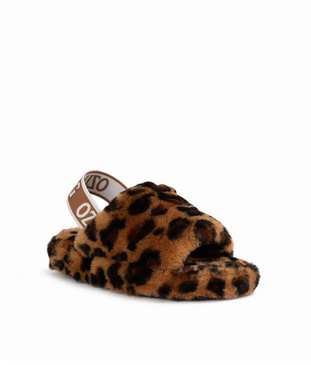 Kid's UGG Snugg Leopard Slide