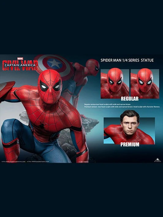 Spider-Man 1/4 Scale Captain America: Civil War Statue