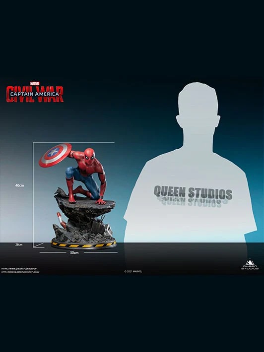 Spider-Man 1/4 Scale Captain America: Civil War Statue