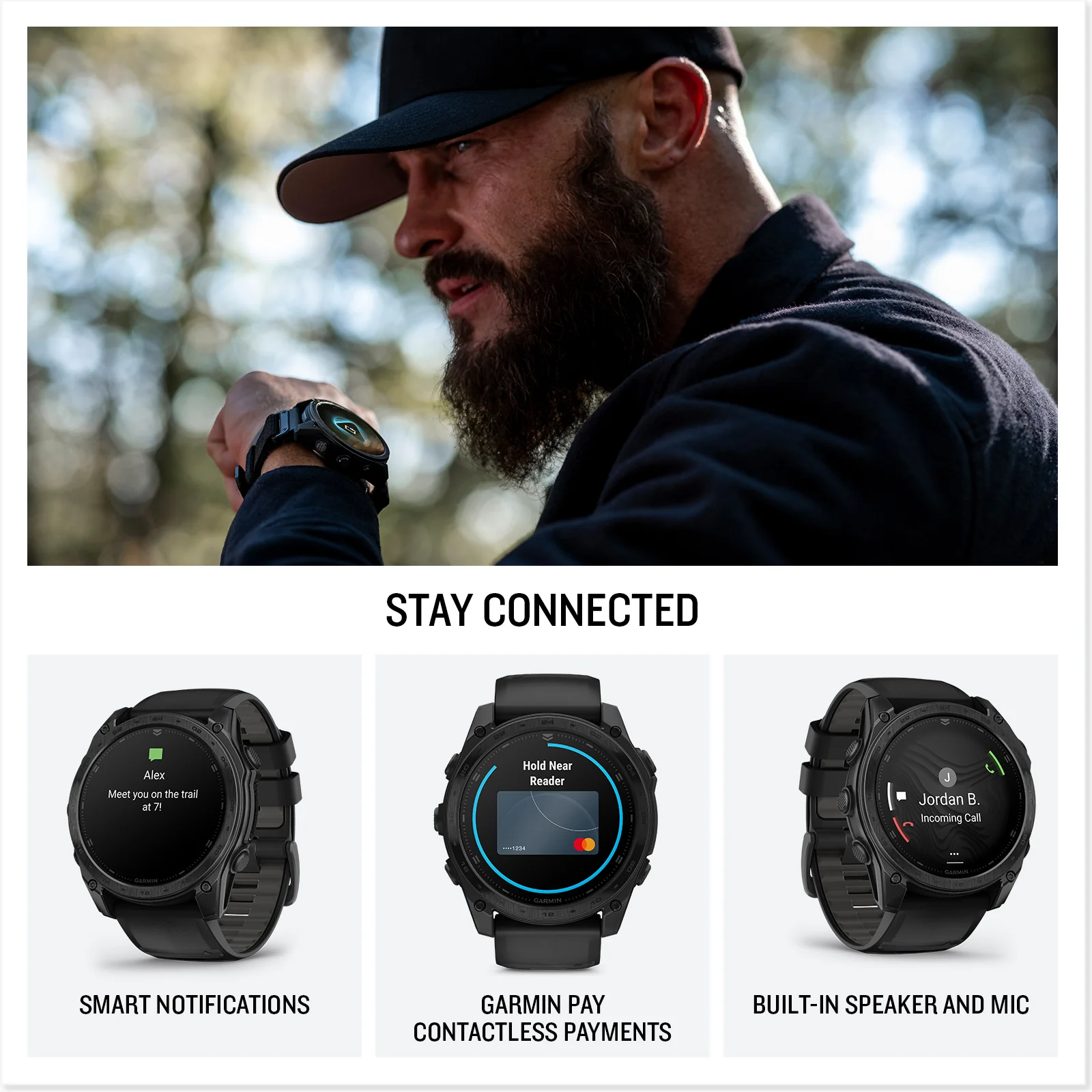 Garmin Tactix 8 Tactical GPS Smartwatch – AMOLED & Solar Editions with Ballistics, Military-Grade Durability, Multi-GNSS