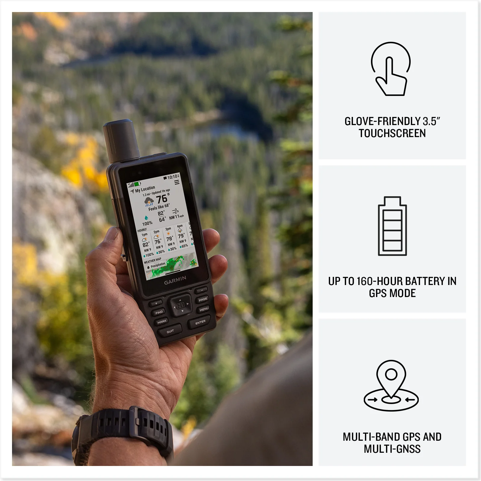 Garmin GPSMAP H1 / H1i Plus Rugged GPS Handheld