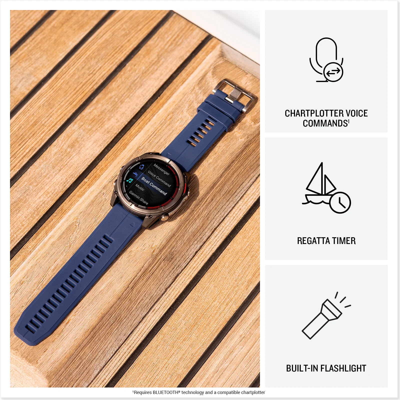 Garmin Quatix 8 AMOLED Marine GPS Smartwatch