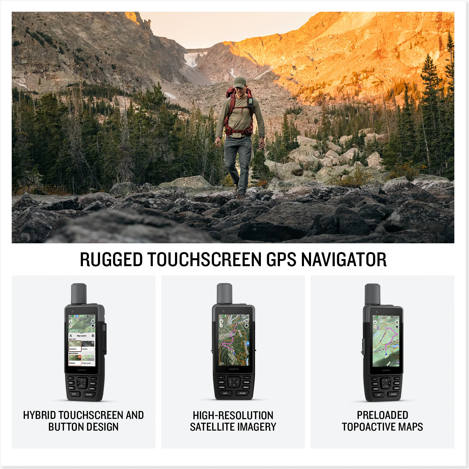Garmin GPSMAP H1 / H1i Plus Rugged GPS Handheld