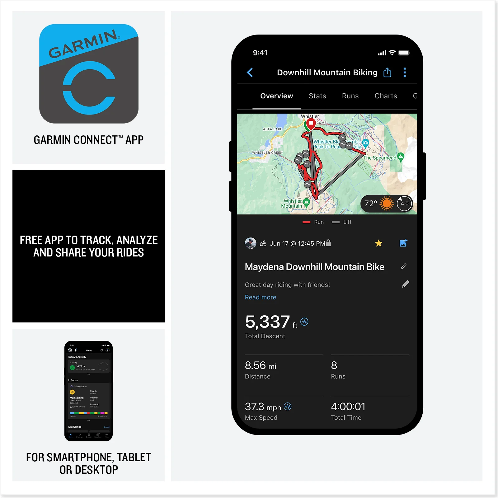 Garmin Edge MTB GPS Bike Computer – Rugged Cycling GPS for Mountain Biking, Navigation & Trail Performance