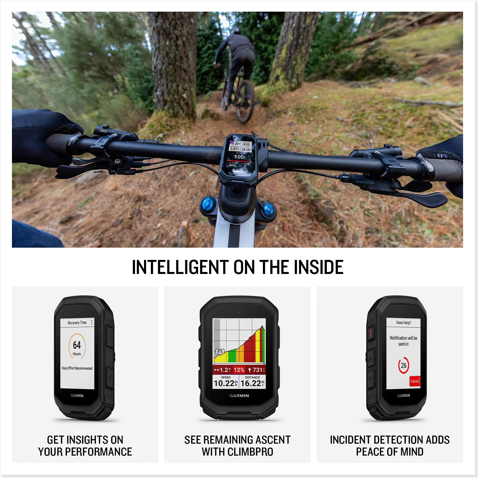 Garmin Edge MTB GPS Bike Computer – Rugged Cycling GPS for Mountain Biking, Navigation & Trail Performance