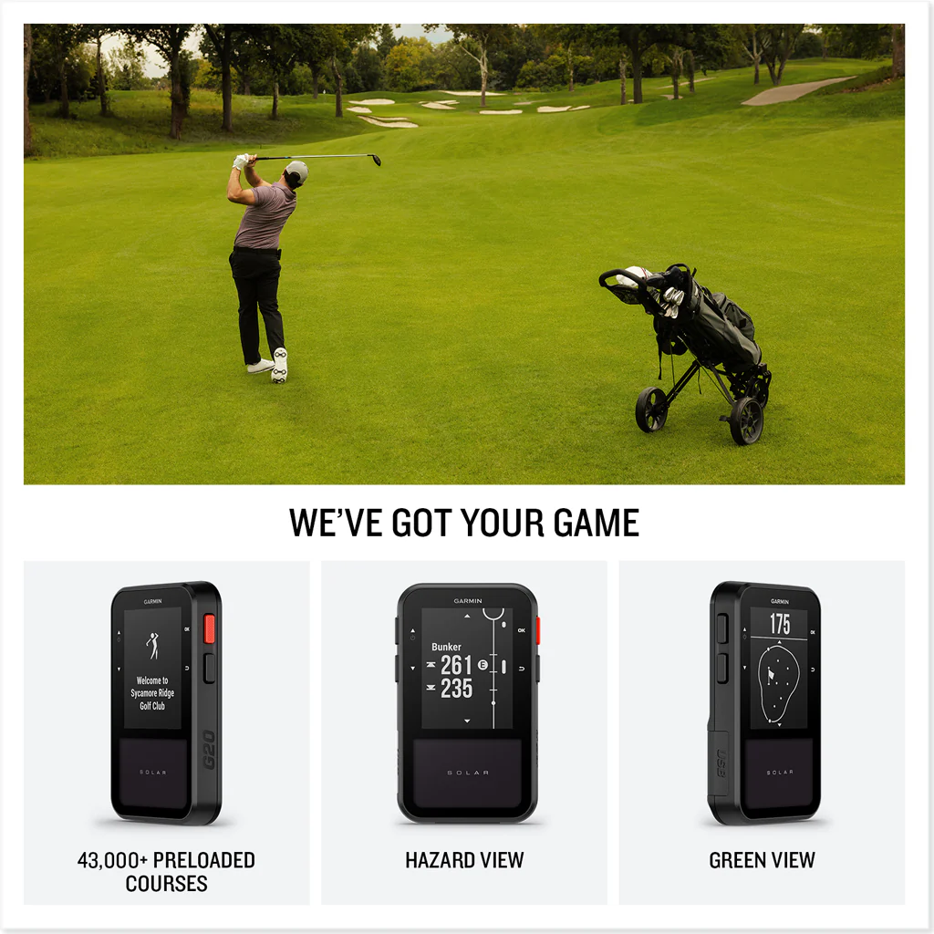 Garmin Approach G20 Solar GPS Golf Handheld