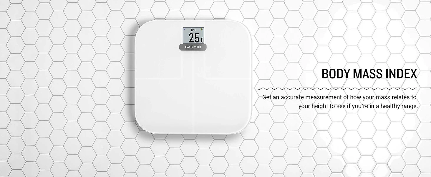 Garmin Index S2 Smart Scale Measures Fat / Muscle / Bone Mass