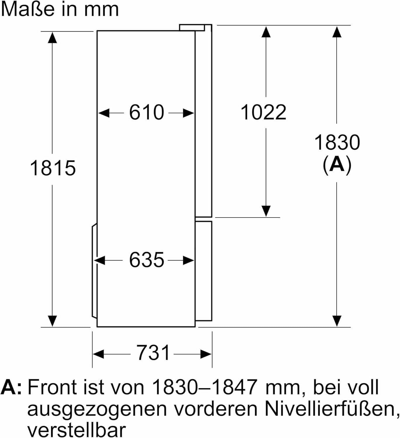 Bosch KFN96VPEA Series 4 Fridge-Freezer