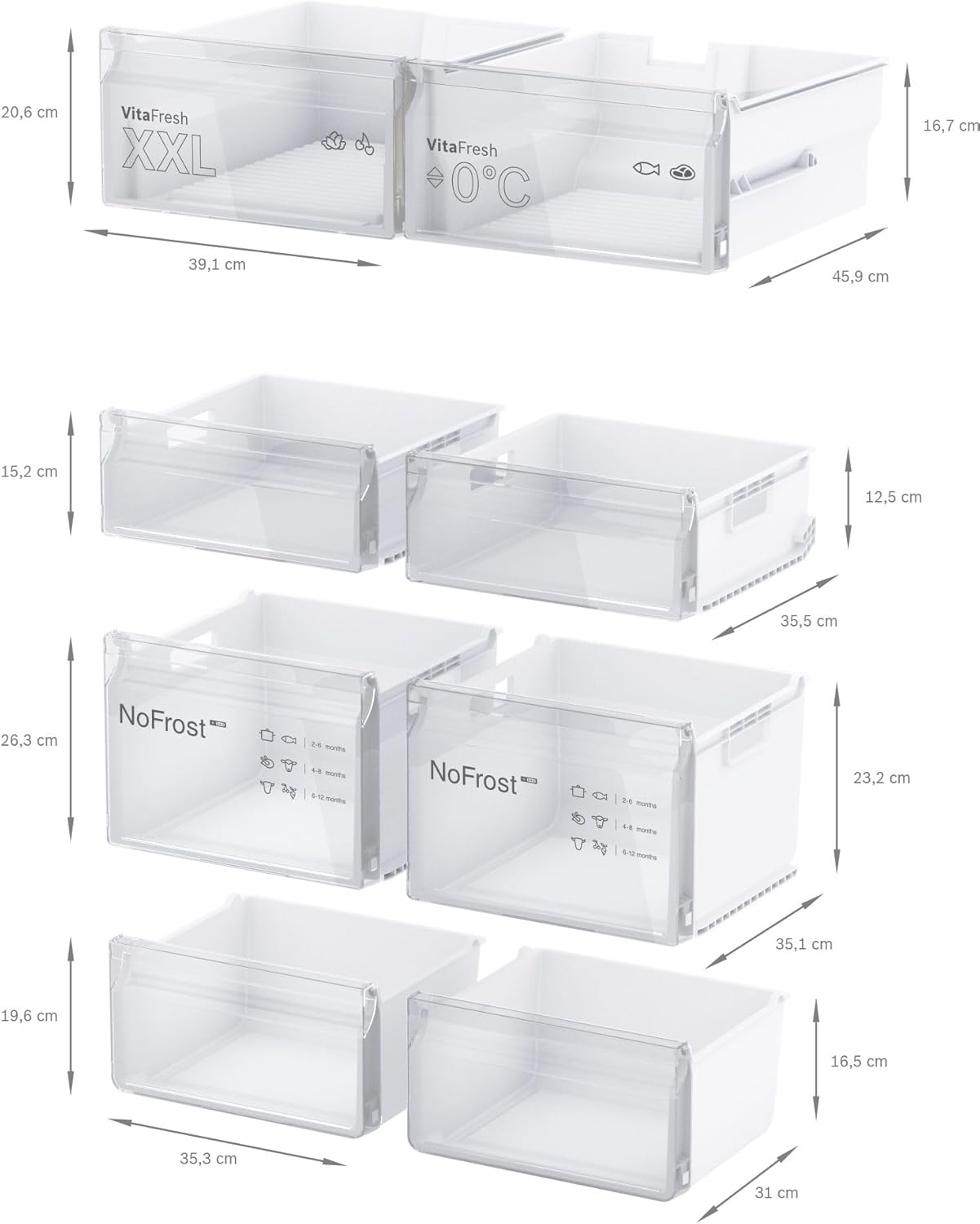 Bosch KFN96VPEA Series 4 Fridge-Freezer