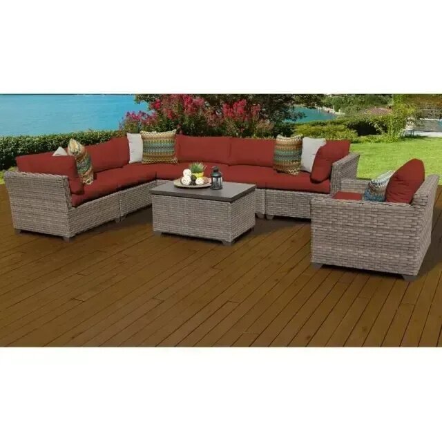 Rochford 8 Piece Sectional Seating Group with Cushions
