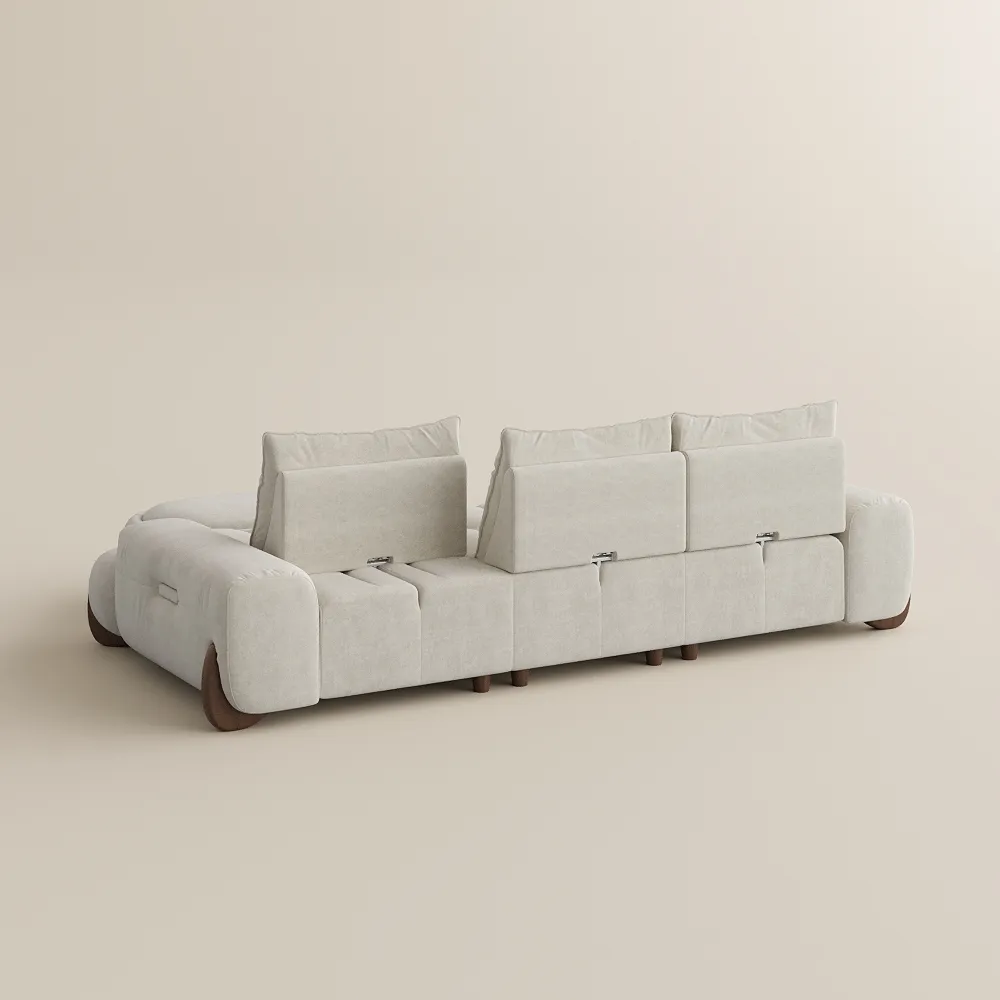 Modern  Sofa with Adjustable Cushions and Deep Seat