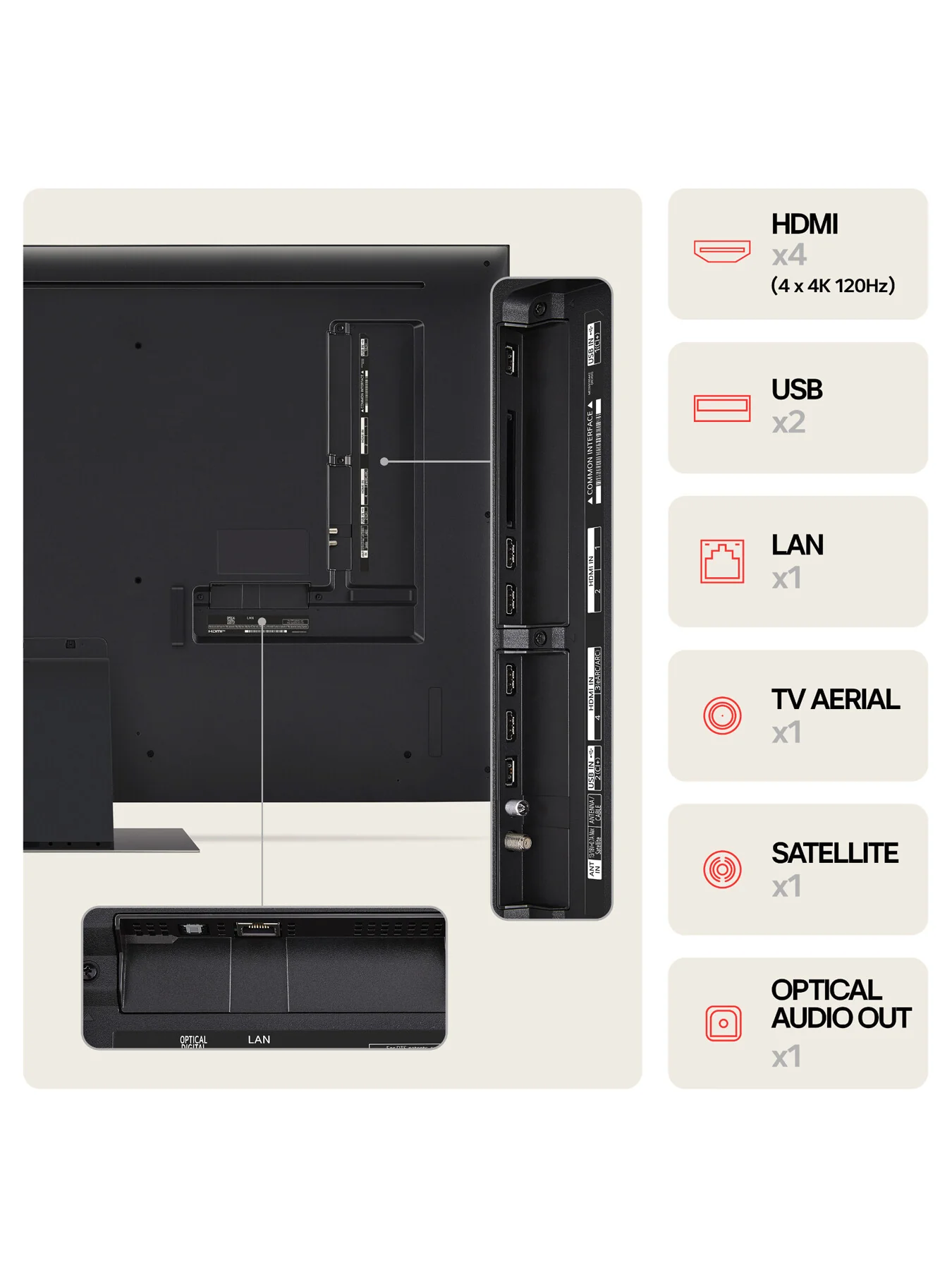 QNED87 55 Inch 4K Ultra HD Smart TV 2024