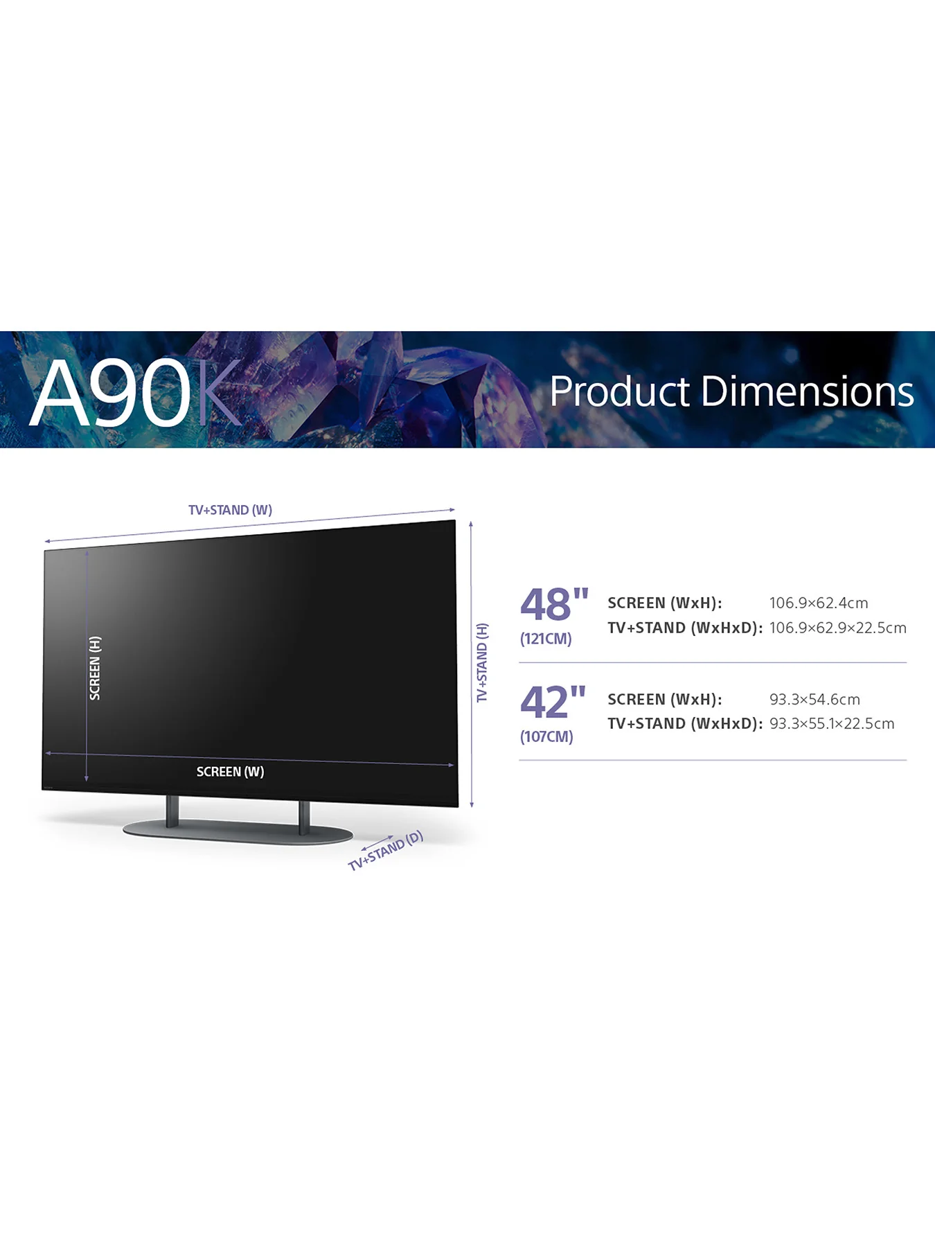 48 OLED Master Series 4k HDR TV 2022 XR48A90KU