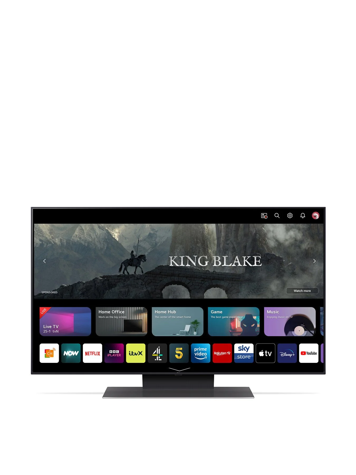UR78 LED 43 Inch 4K Ultra HD HDR Smart TV 2023