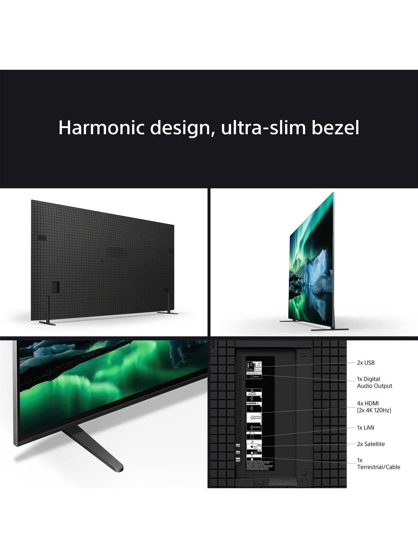 Bravia 8 K55XR80PU OLED 55 4k HDR Google Smart TV Acoustic Surface Audio Chromecast and Apple Airplay 2024