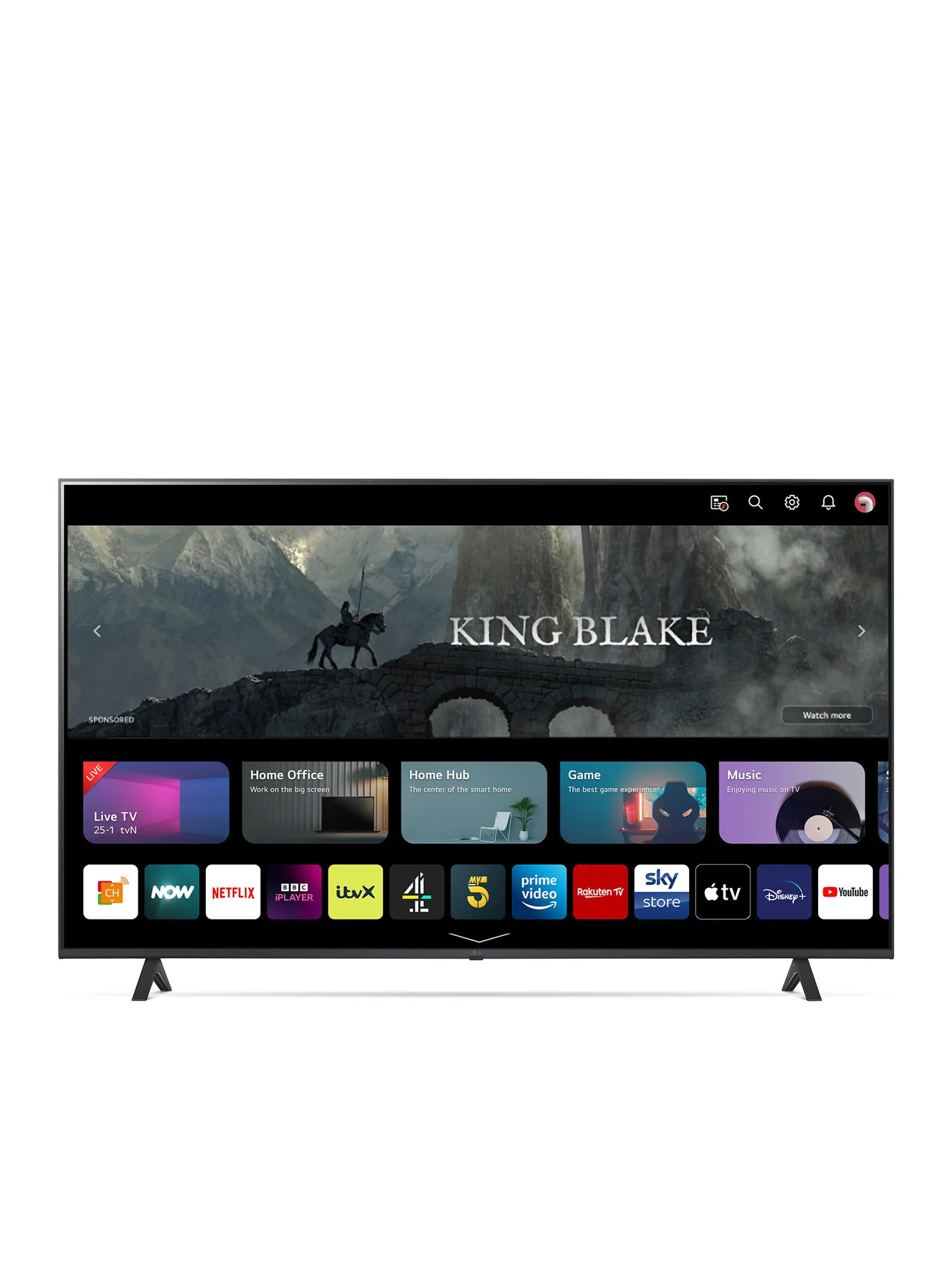 UR78 LED 55 Inch 4K Ultra HD HDR Smart TV 2023