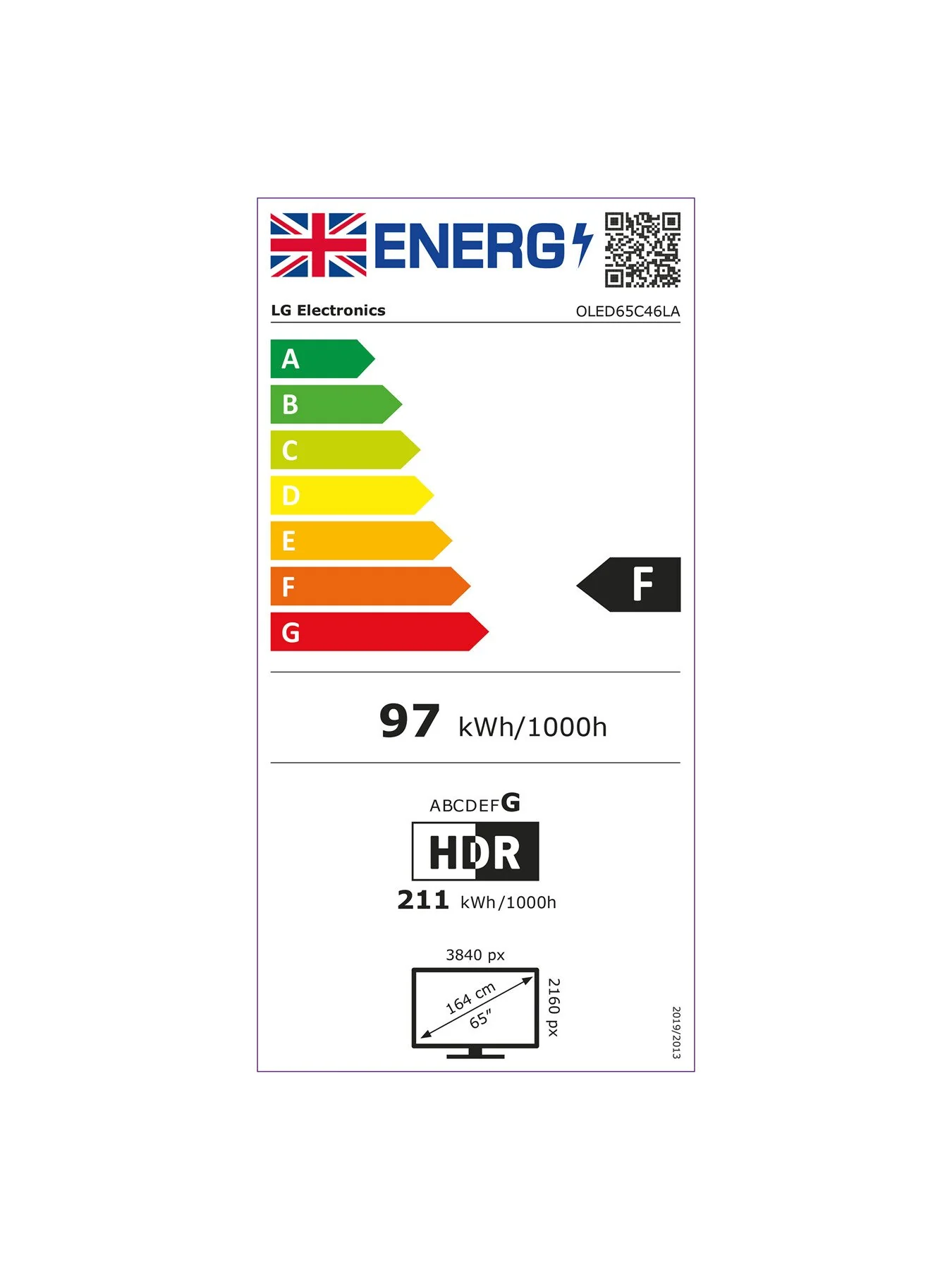 OLED Evo C46 65 inch 4K Ultra HD Smart TV 2024