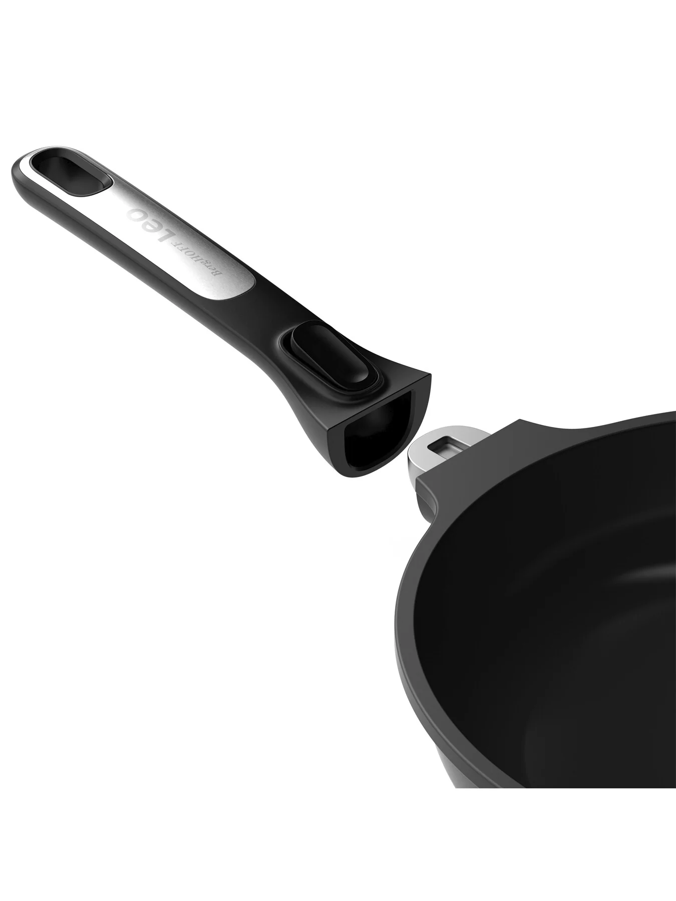 LEO Phantom Recycled Cast Aluminium Frying Pan with Detatchable Handle