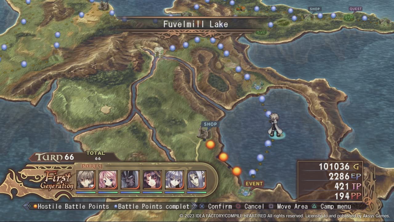Record of Agarest War Nintendo Switch