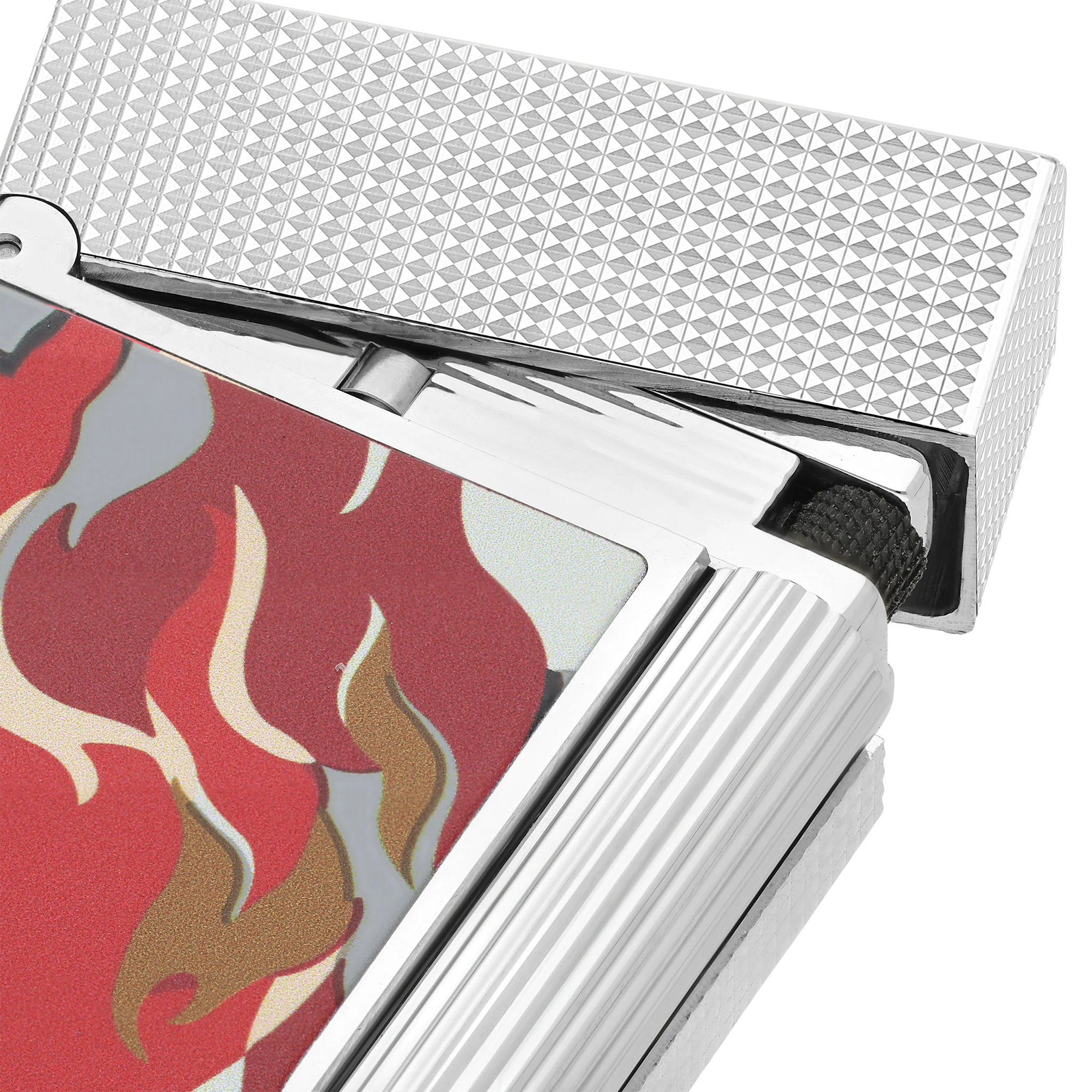 Guilloche under lacquer lighter