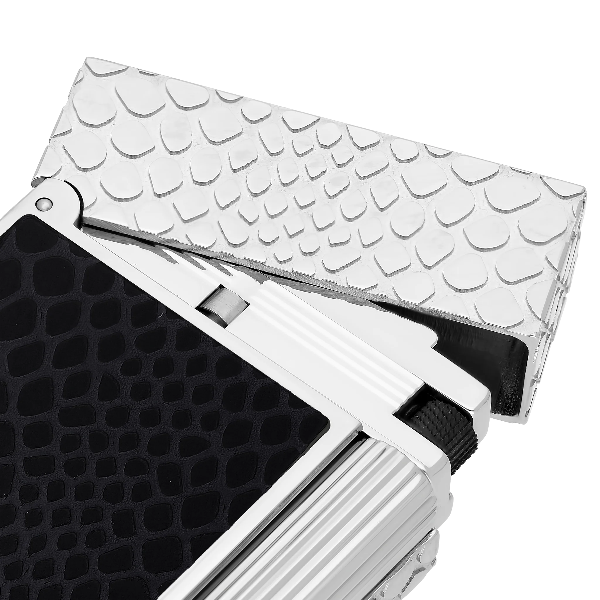 Guilloche under lacquer lighter