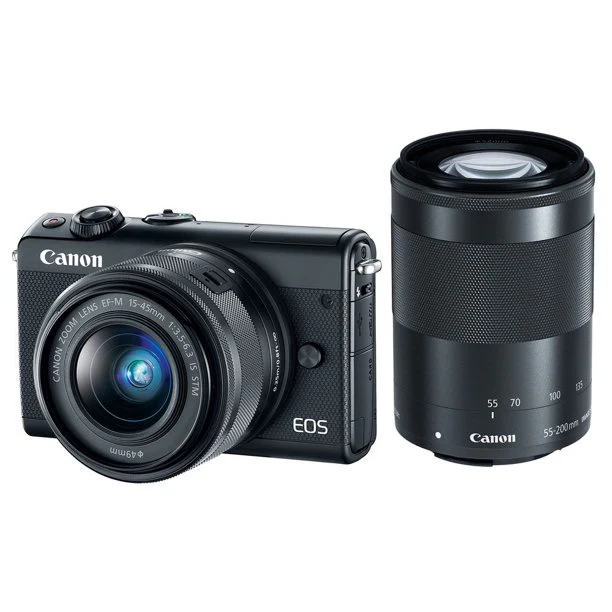 Canon EOS M100 Mirrorless Digital Camera - Black