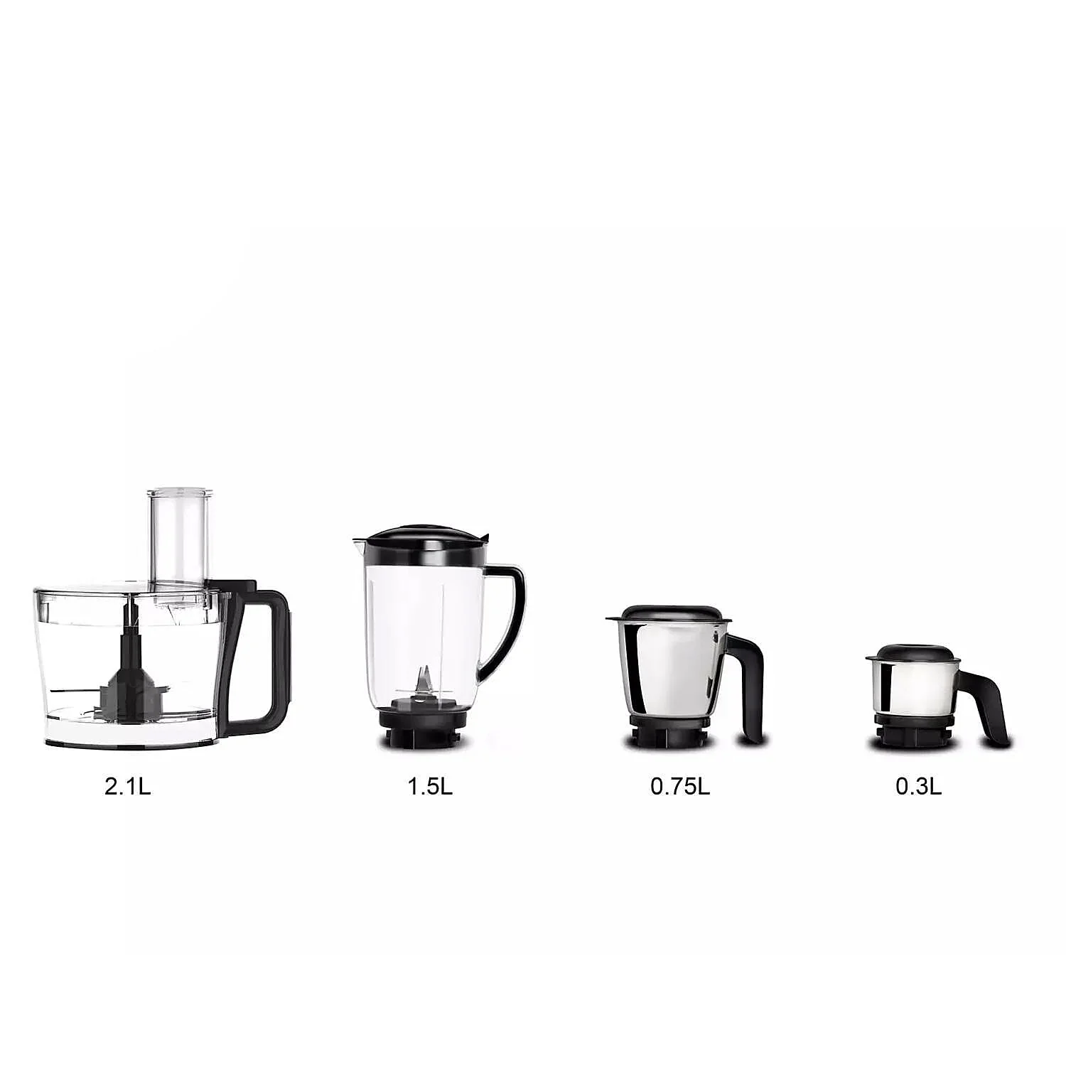 Philips Mixer Grinder with Food Processor Jar 750 Watt White - HL7763/00