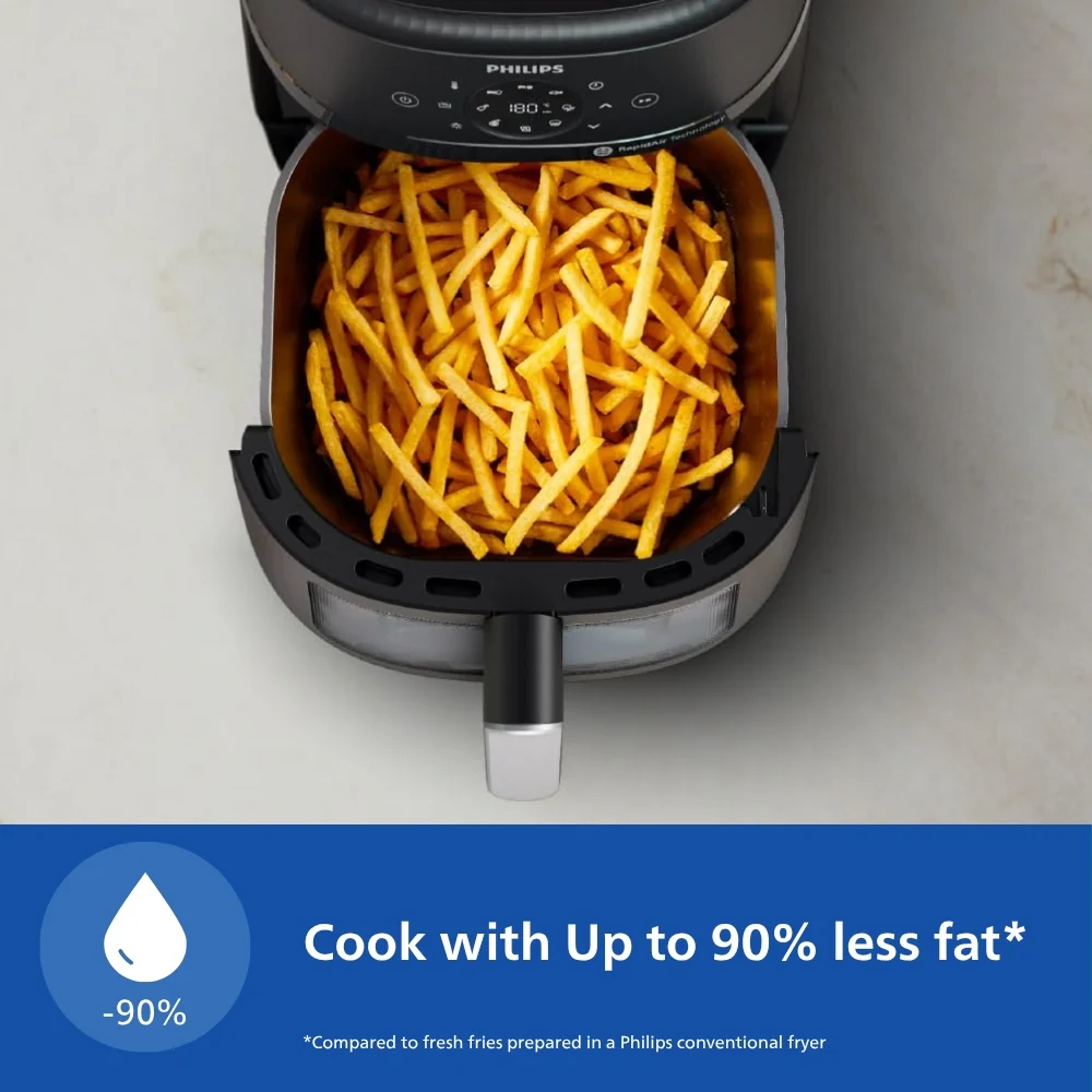 Philips 4.2L 1500 Watt Digital Airfryer with Rapid Air Technology - NA221/00