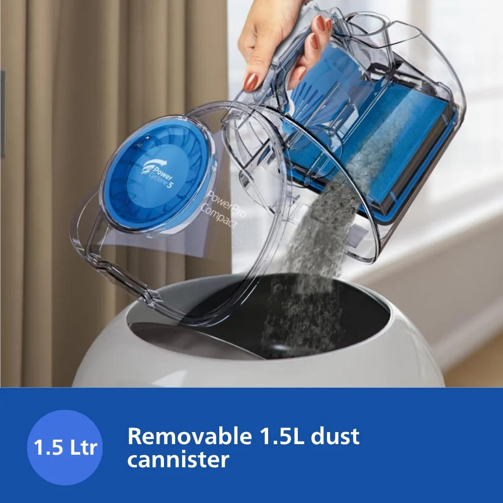 Philips PowerPro Compact 1900 Watts Dry Vacuum Cleaner - FC9352/01