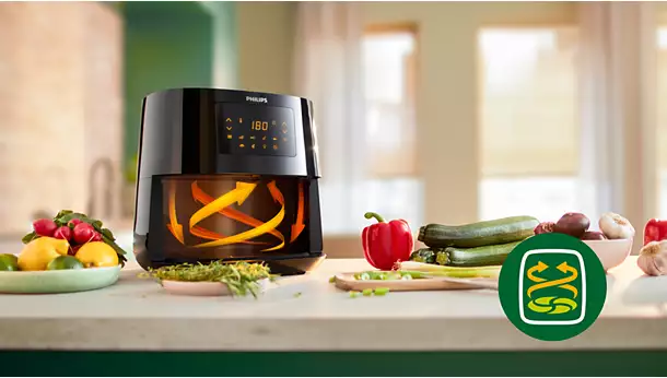 Philips HD9270/70 Digital Airfryer 2000W, 6.2L, Touch Presets