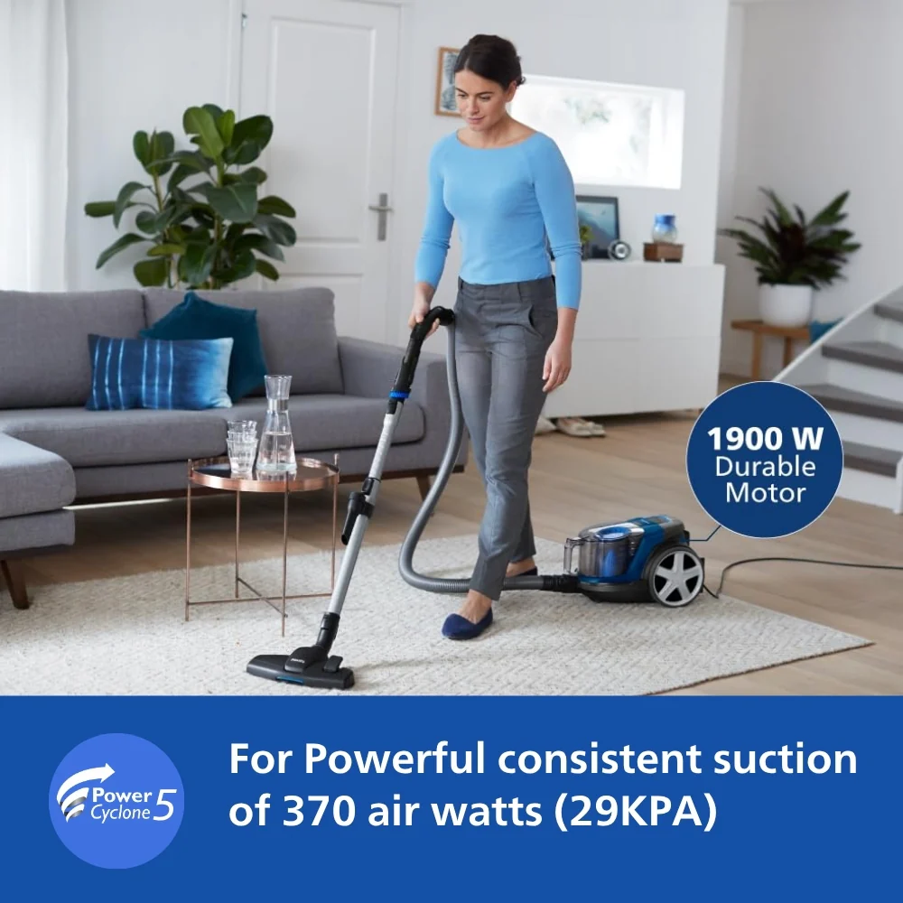 Philips PowerPro Compact 1900 Watts Dry Vacuum Cleaner - FC9352/01