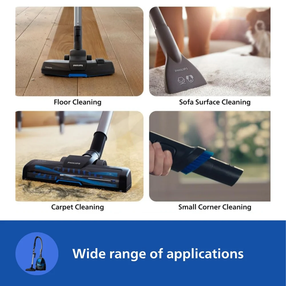 Philips PowerPro Compact 1900 Watts Dry Vacuum Cleaner - FC9352/01