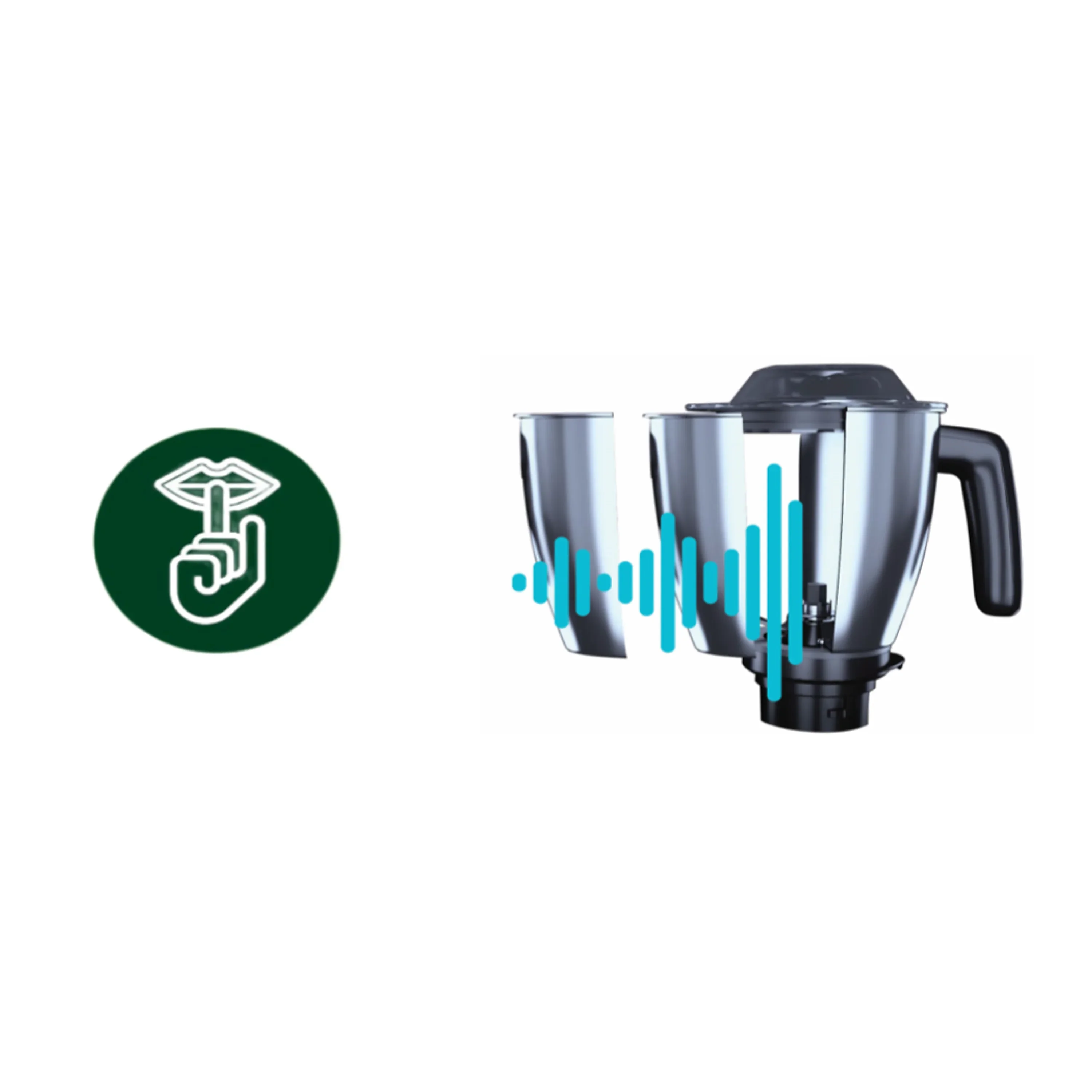 Philips 1000 Watt 4 Jars Black Mixer Grinder with 5 Preset Modes - HL7778/00