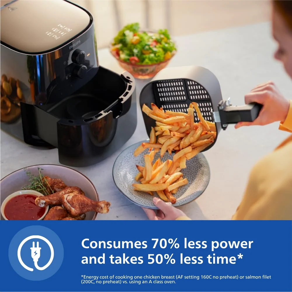 Philips Analog 4.1 Ltr Airfryer with Rapid Air Technology - HD9200/90