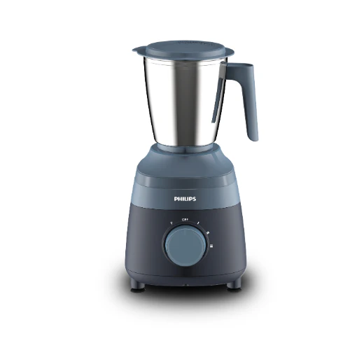 Philips 500W Blue Mixer Grinder Mixer with 2 Jars - HL1010/00