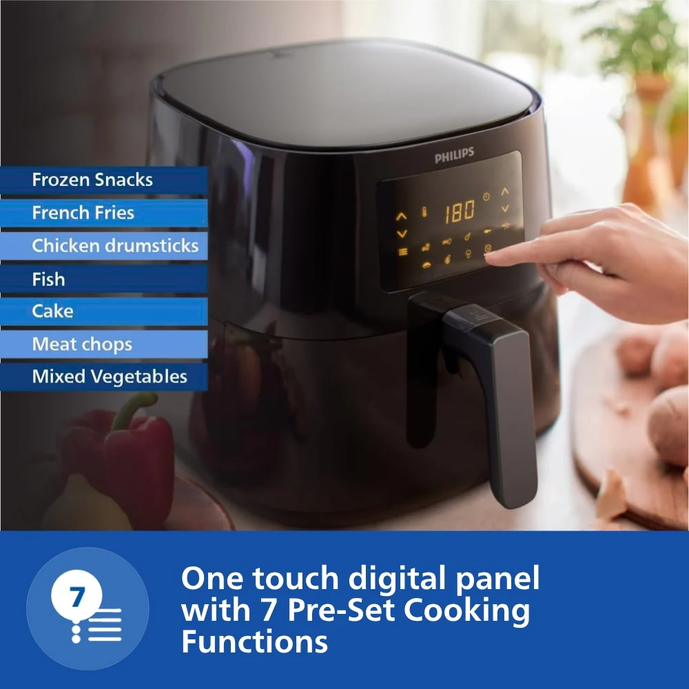 Philips Digital 4.1 Litre Airfryer with Rapid Air Technology - HD9252/90