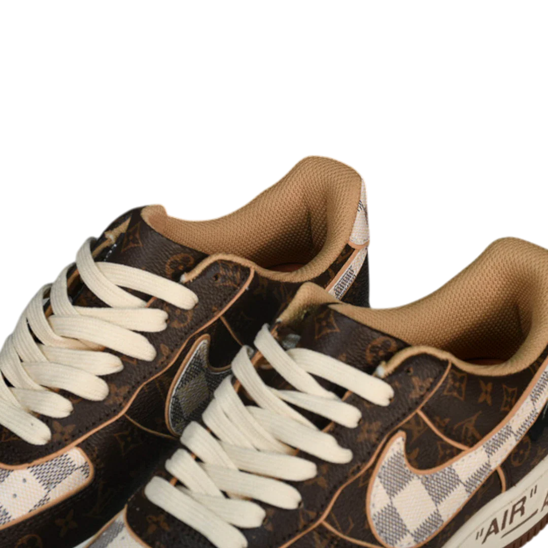 Louis Vuittоп x AF1 By Virgil Abloh 'Monogram Brown'