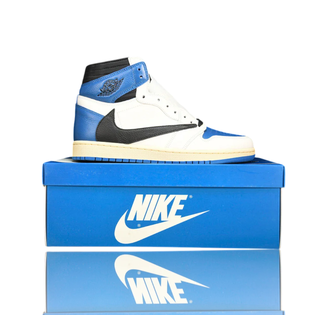 Travis Scott x AJ1 High x Fragment 'Military Blue'
