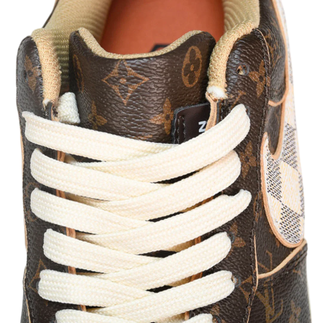 Louis Vuittоп x AF1 By Virgil Abloh 'Monogram Brown'