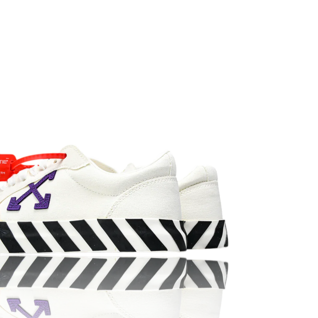 Off-White Vulc Low 'White Purple Arrow'
