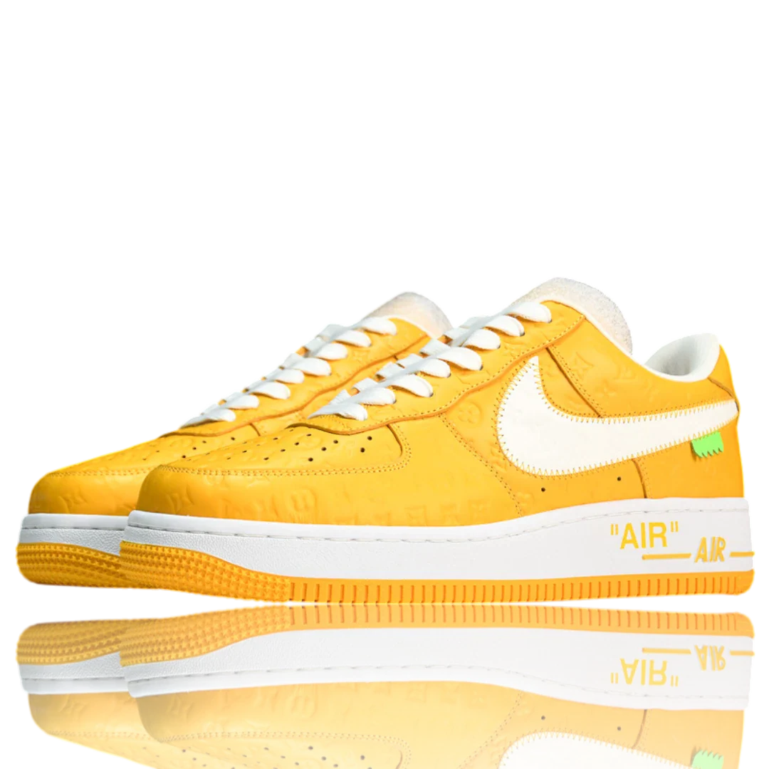 Louis Vuittоп x AF1 By Virgil Abloh 'White Yellow'