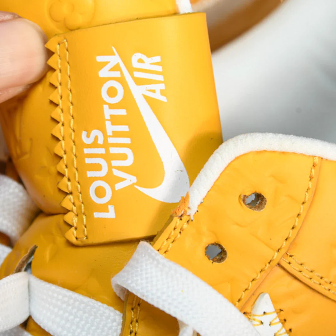 Louis Vuittоп x AF1 By Virgil Abloh 'White Yellow'