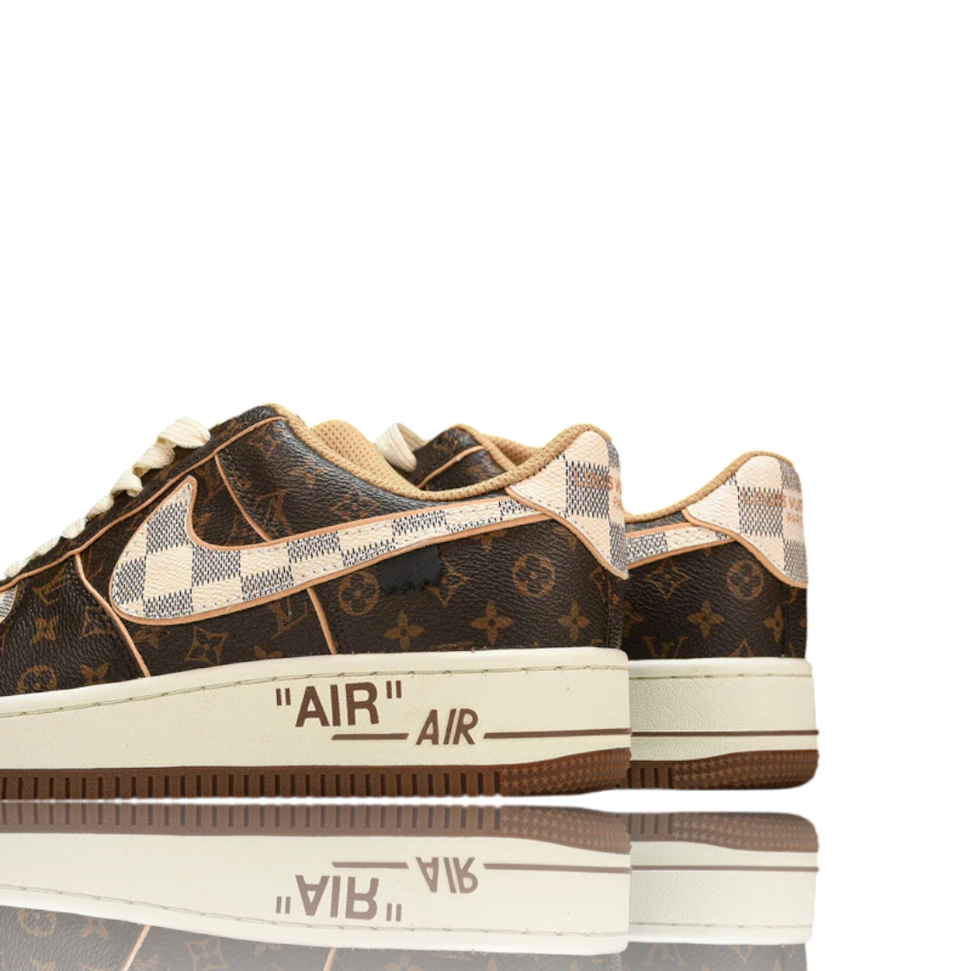 Louis Vuittоп x AF1 By Virgil Abloh 'Monogram Brown'