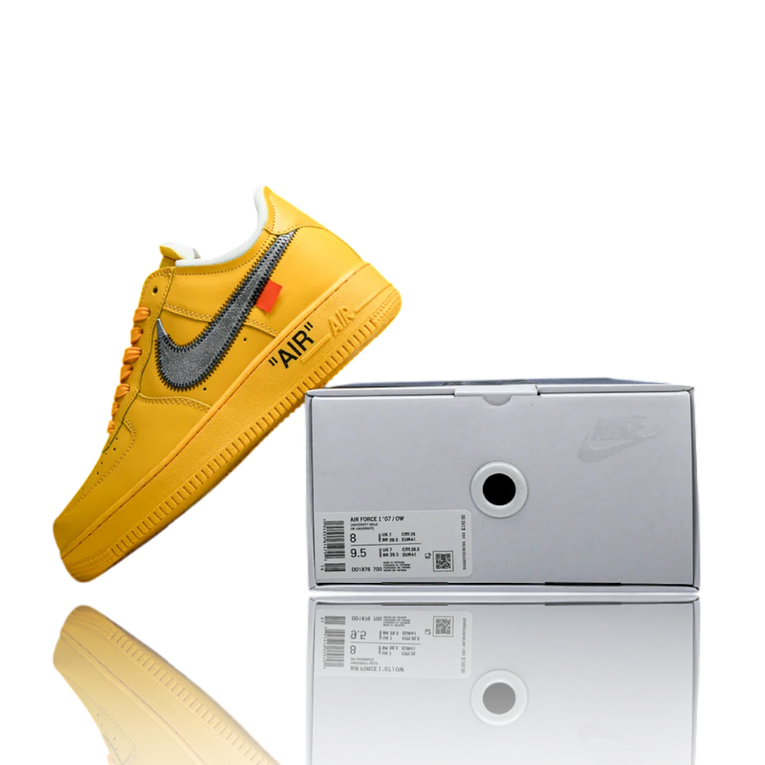 Off-White x AF1 'University Gold'