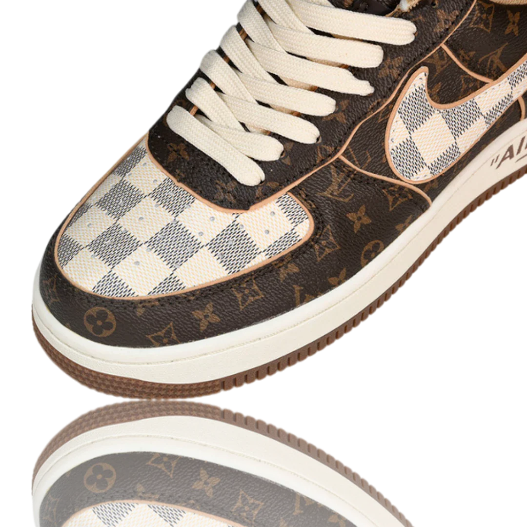 Louis Vuittоп x AF1 By Virgil Abloh 'Monogram Brown'