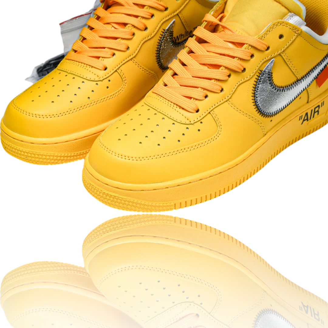 Off-White x AF1 'University Gold'