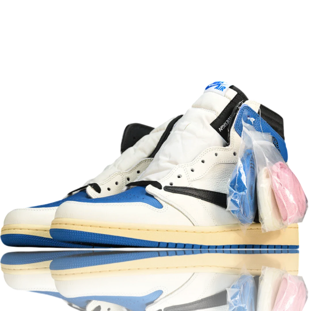 Travis Scott x AJ1 High x Fragment 'Military Blue'