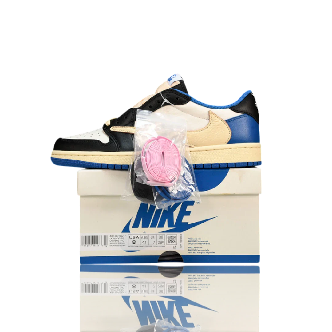 Travis Scott x AJ1 Low OG Fragment 'Military Blue'