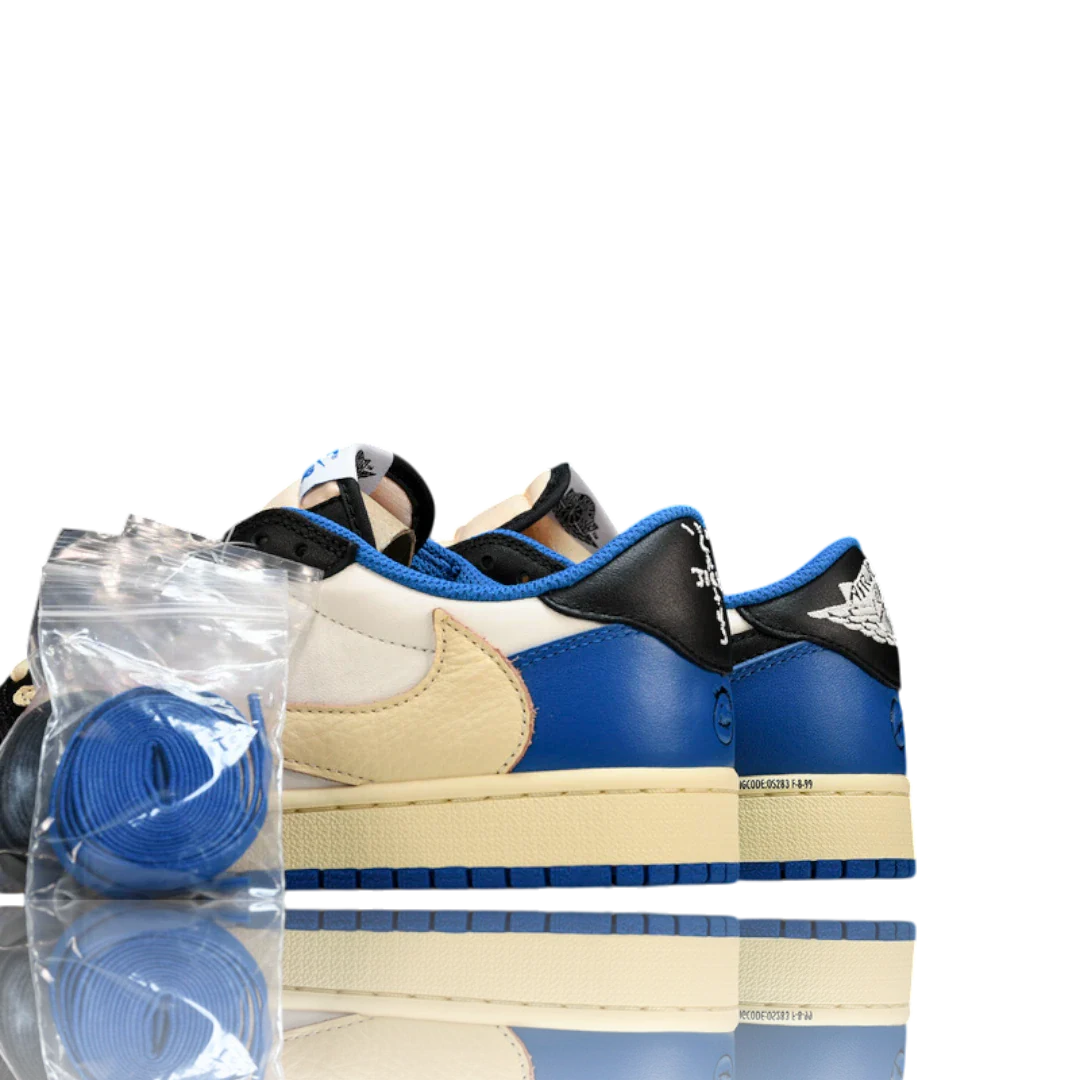 Travis Scott x AJ1 Low OG Fragment 'Military Blue'